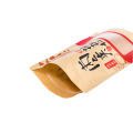 Window Zipper Kraft Paper Packaging Bag