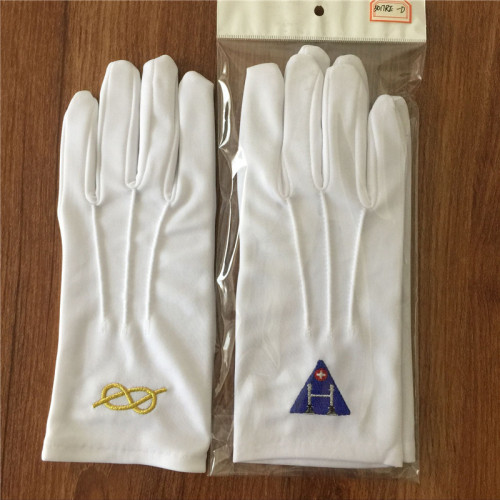 Gants massonici bianchi per massoni