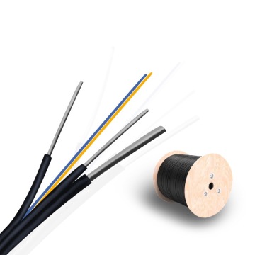 FTTH फाइबर ऑप्टिक केबल: इनडोर और आउटडोर 1/2/4 कोर लेदर फाइबर ऑप्टिक केबल - सिंगल -मोड विकल्प