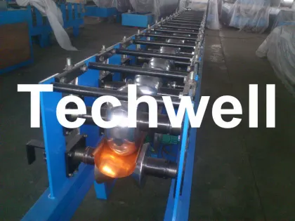 16 Forming Station Rainwater Gutter Roll Forming Machine For Rainwater Gutter