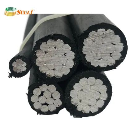 abc cable nokie aerial bundle cable galvanized steel wire abc cable accessories hot sale 150mm2 ASTm Aluminum