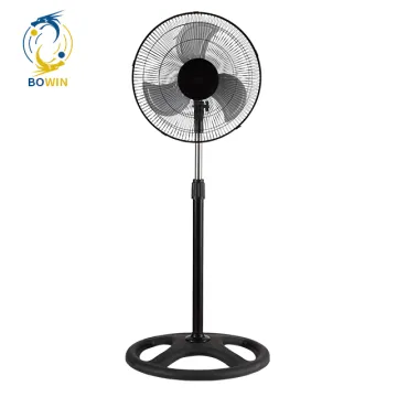 BOQI Adjustable 18 Inch Electric Industrial Standing Fan - Oscillating Ventilador Industrial