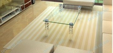 glass coffee table base