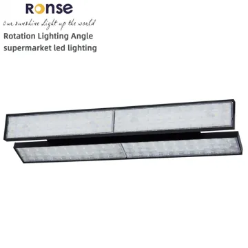 RONSE 30W High Lumen Black Linear LED Track Light for Retail Stores