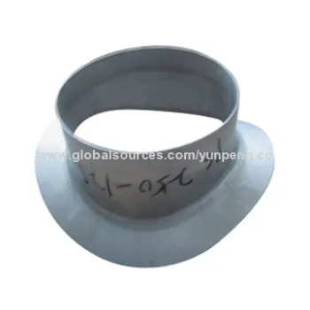 Pressed collar saddle, galvanized steel