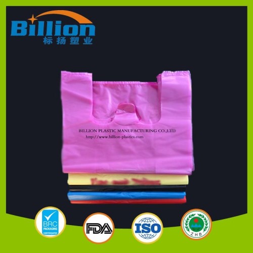 Merchandise Plastic Polythene Shopping Thank You Eco Friendly Mesh Produce Vest Bags
