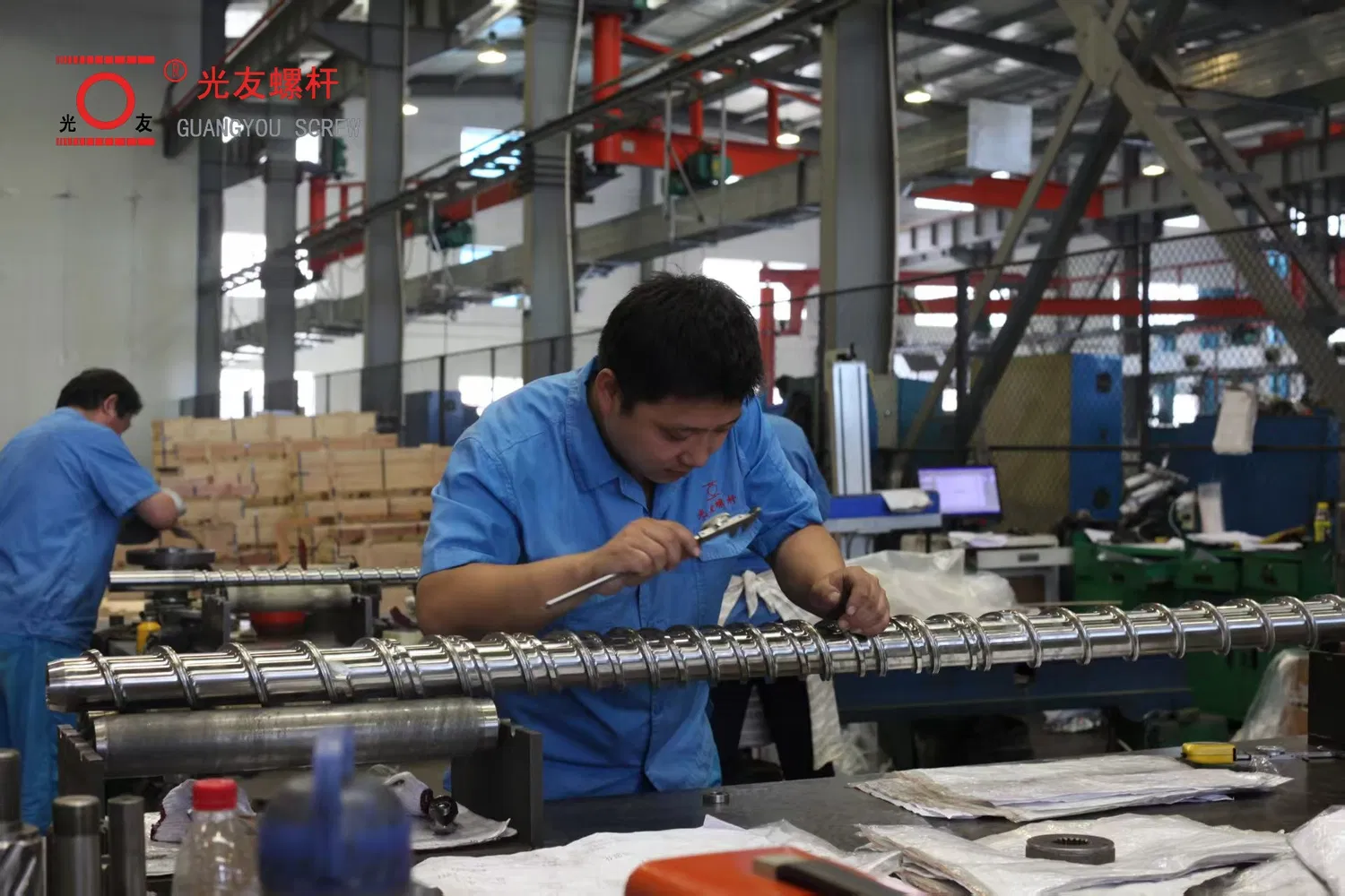 Pasadyang PVC Window at Door Profile Extrusion Screw at Barrel System