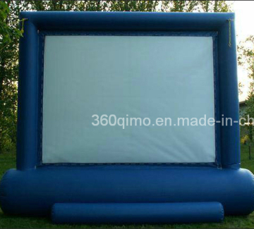 Outdoor Blue Inflatable Projection Screen (BMMS152)