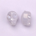 Perles de verre perles de forme squelette humaine artisanale