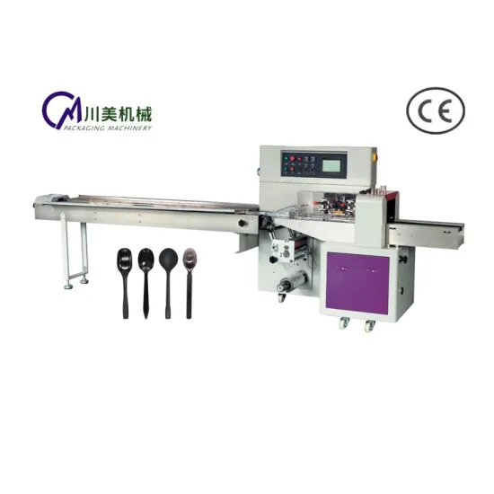 Horizontal Automatic Cutlery and Spoon Wrapping Machines