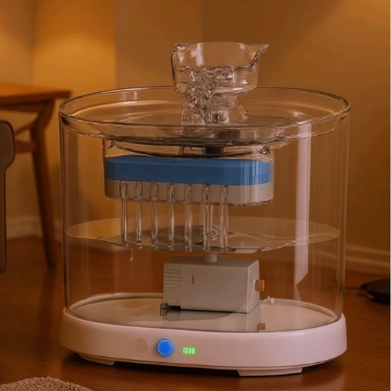 স্বয়ংক্রিয় রিফিল সহ স্মার্ট ওয়্যারলেস পোষা জল সরবরাহকারী