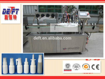 automatic aerosol spray filling capping machine line