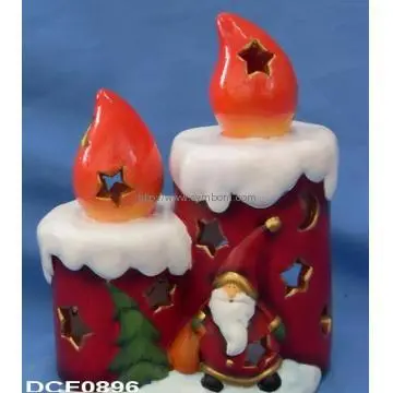 Christmas Ceramic Ornaments Ceramic Candle