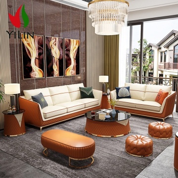 Wholesaler Cheap 3 Piece Leather Sectional Sofa Set for Living Room
