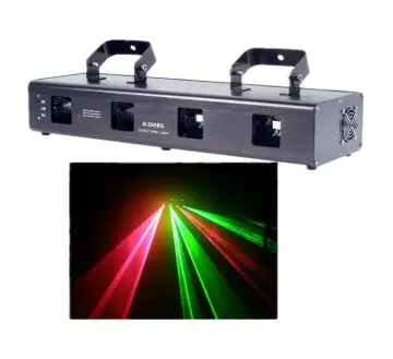4 Head Laser Light for DJ Disco Lighting Show - Professional Club Laser Party Light