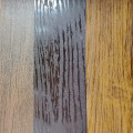Feuille d'aluminium imprimée couleur bois foncé