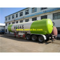 60 CBM ASME LPG مقطورات الطرق