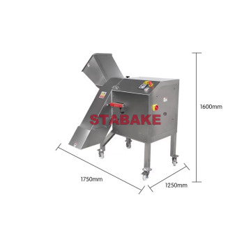 Stainless Steel Wave Shape Potato Cutter Machine