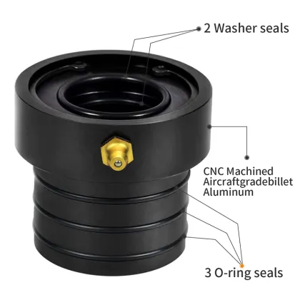 2-Piece Front Axle Tube Seal Kit for Jeep JK TJ XJ ZJ MJ Dana 30 & Dana 44