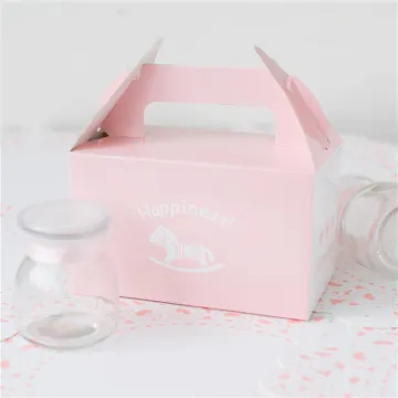Pink bulk cupcake boxes for 2 with inserts