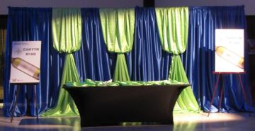 party wedding event drapery pipe & drape portable backdrop