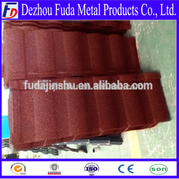 red color stone steel metal roof roofing tile/roof sheet