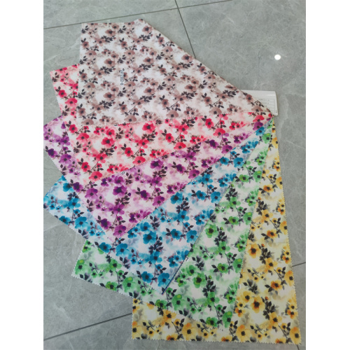 4 Way Stretch Digital Printed Chenille Fabric