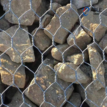 Heavy Duty Galvanized Hexagonal Gabion Box Stone Cage