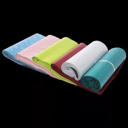 pink poly parcels mail bag color mailing bags