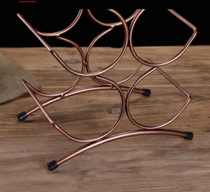 Flower art flourishing wine rack