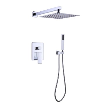 Modern Rain Shower Set with Customizable Bathroom Faucets