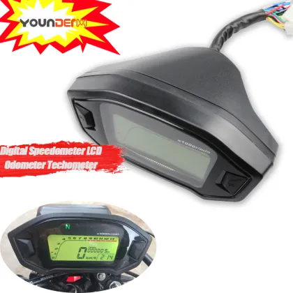 YD-MO05B Motorcycle LCD Digital Speedometer Odometer