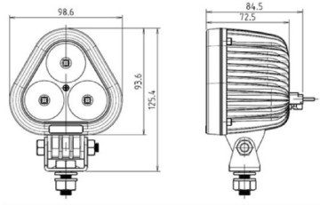 High Quality 30watt 4 inch Working led lights 12v offroad auto 30w led working light for car