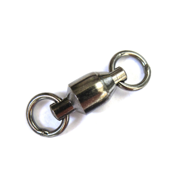 New 50Pcs/Lot Ball Bearing Swivel with Solid Rings Fishing Connector 7# 8# 10#/Brand Steel Alloy Fishing Tools