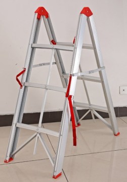 2*3 Step Aluminum Double Straight Ladder, Aluminum Foldable Ladder, Agility Ladder, collapsible stairs