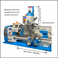 WEISS Variable Speed Combo Lathe & Mill-WBP250F/ WBP250LF