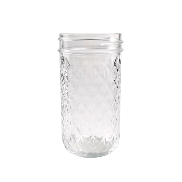 Jar de verre miel en gros Mason Jam Pickle Jar