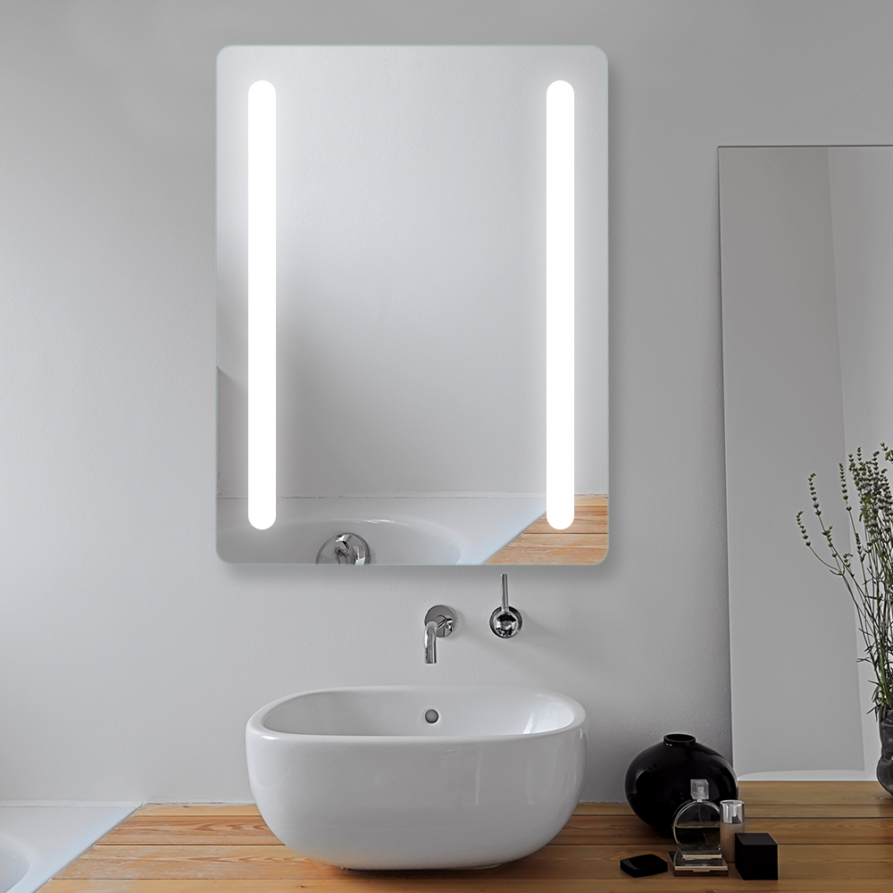 Wall-Mounted Bathroom Vanity Mirror with 3-Colors Lights