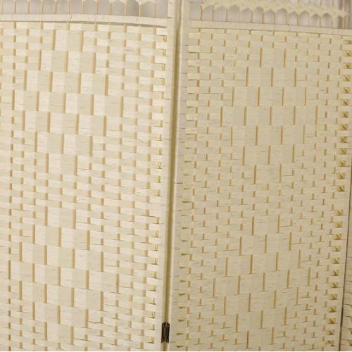 Folding Screen Wood Room Divider Customized handwoven paper folding screen room divider Factory