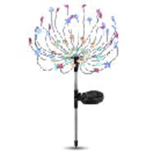 Solar-Powered Fireworks LED Lamp