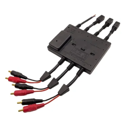 Mini din 6P femalex3 to RCA plugx6