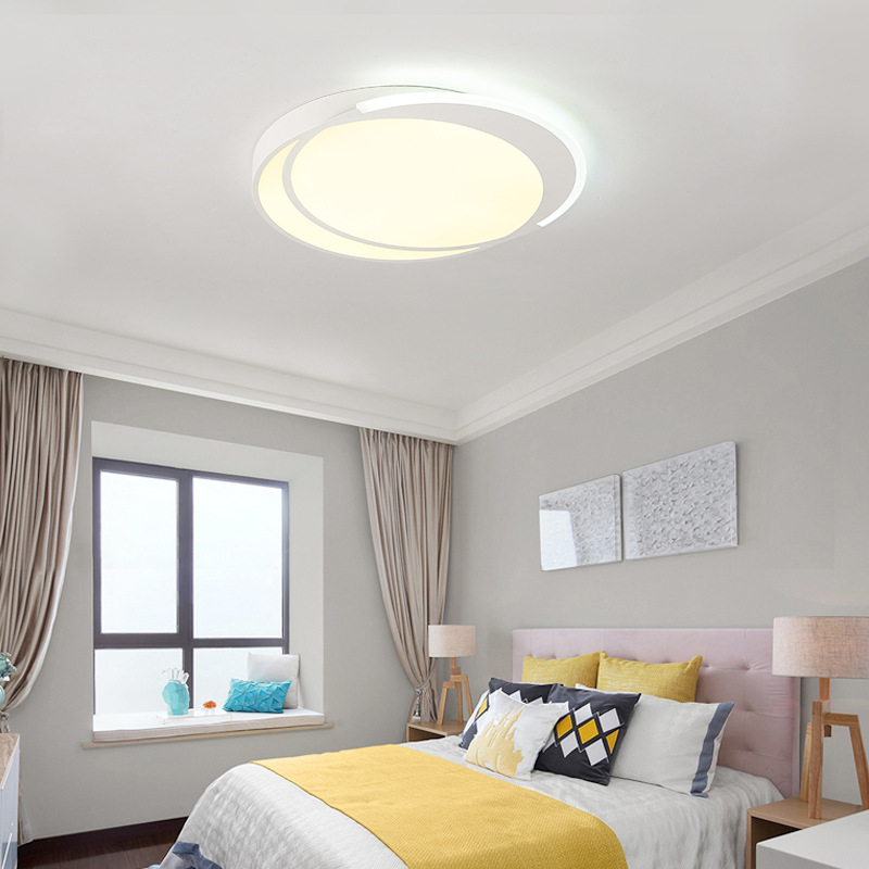 White Led Flush Ceiling LampofApplicantion Bedroom Ceiling Lights