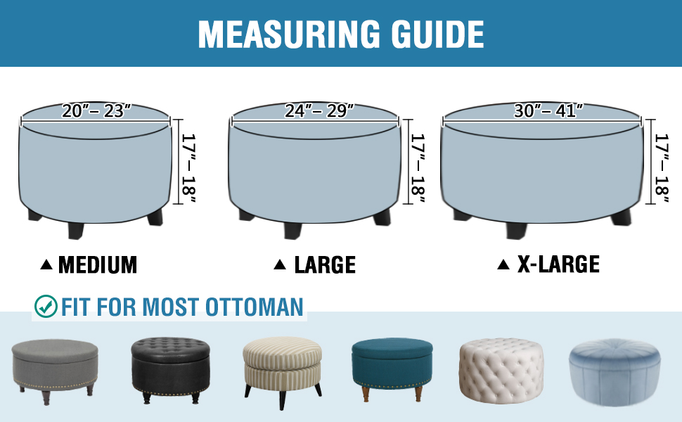 measure your furniture before ordering
