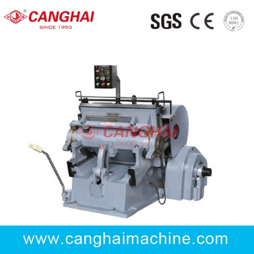 semi automatic flat paperboard die cut machine