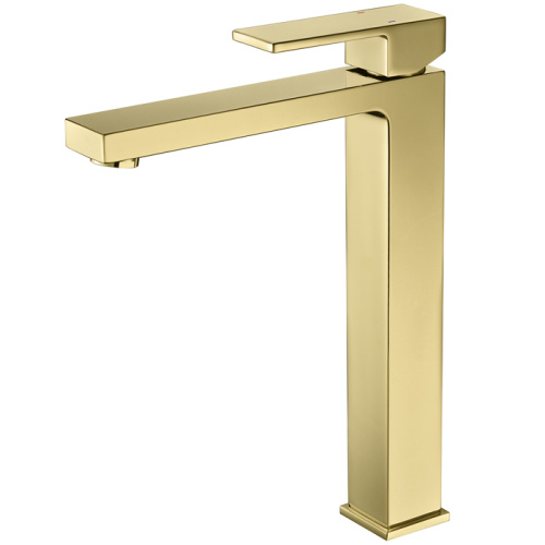 Chrome Brass Single Hole Single Handle Bathroom Faucet