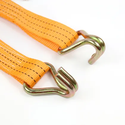 Ratchet Cargo Lshing Tie Down Yellow Orange
