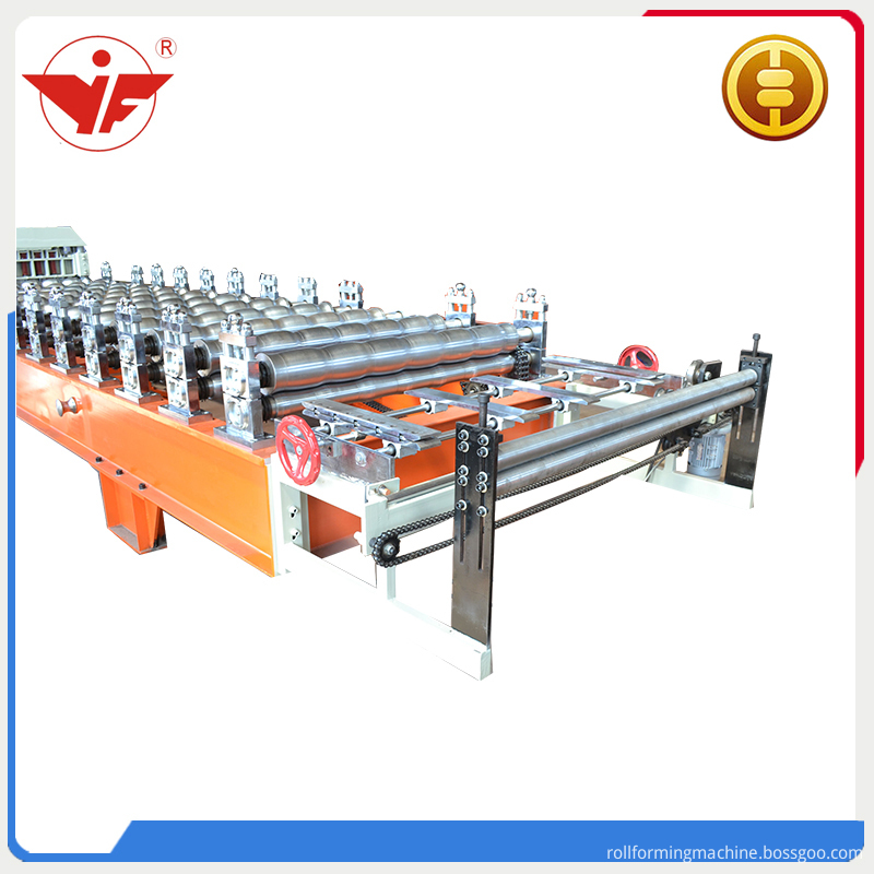 Eur style glazed tile roll forming machine