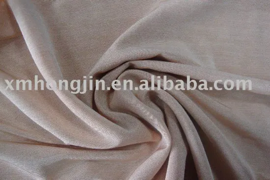 Nylon spandex shiny powernet mesh fabric
