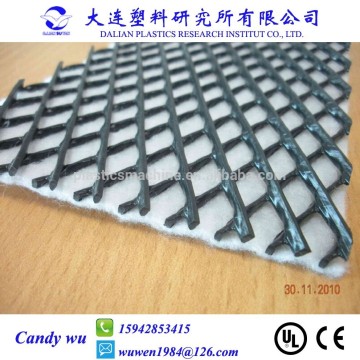 production line for laminated with geogrid, geonet, drainage net