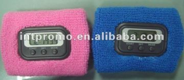 Multifunction wrist band pedometer